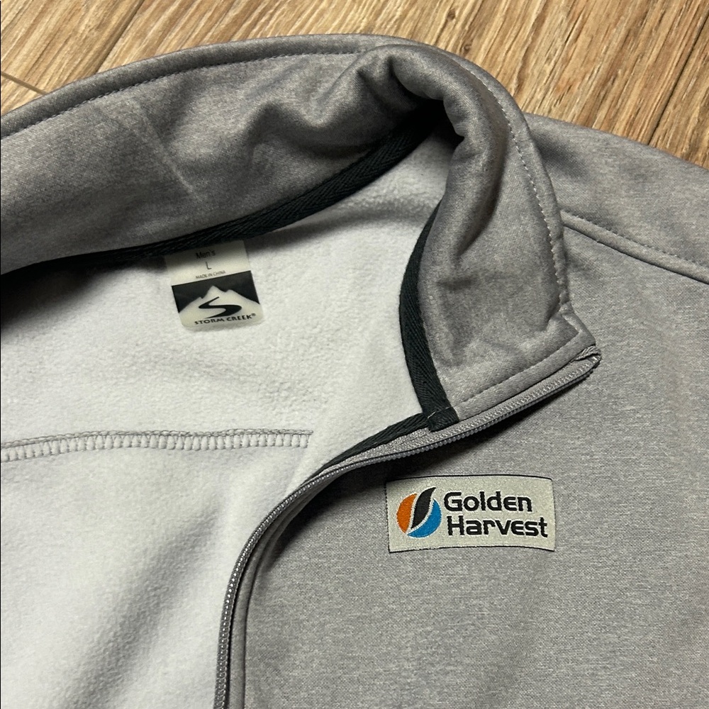 Men’s Light Gray Performance Jacket - Picture 3 of 3